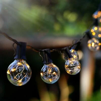 38FT LED String Light with 30 Lights for Patio Garden Backyard Party Yard Deck - Image 1 of 4