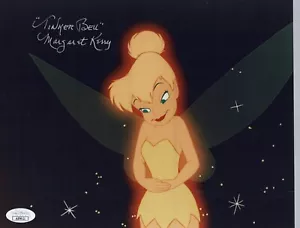 Foto firmada por Peter Pan-Margaret Kerry Tinker Bell 8x10 certificado de autenticidad JSA - Imagen 1 de 4