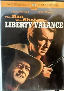 The Man Who Shot Liberty Valance (DVD) LN Disc + Cover Art - NO CASE - Imagen 1 de 1