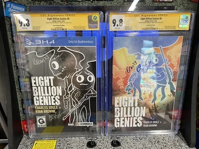 Lot of 2: Eight Billion Genies 8 Last of Us CGC 9.8 SS Soule Browne Autographed! - Image 1 of 4