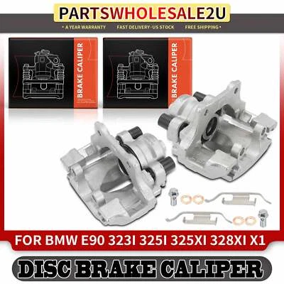 2x Pinza de freno trasera derecha y derecha con soporte para BMW 323i 325i 325xi 328i 328xi X1 Foto 1 de 4