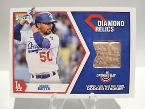 2022 Topps Opening Day #DR-MB - Dodger Stadium Diamond Relic SSP - Mookie Betts - Picture 1 of 2