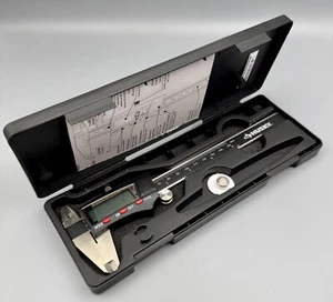 HUSKY DIGITAL FRACTIONAL CALIPER with CASE and EXTRA BATTERY - BARELY USED #J69 - Picture 1 of 3