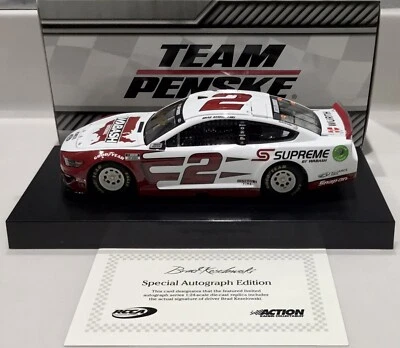 Mustang 2020 1/24 #2 Brad Keselowski Wabash National - Autografiado - 1 de 72 Foto 1 de 4