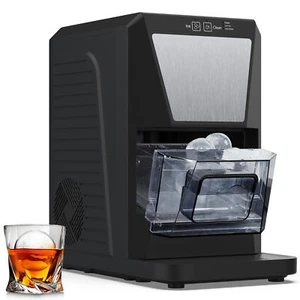 Sphere Ice Maker Machine 1.2L 50mm Round 40 Balls/Day for Whiskey & Cocktails - Picture 1 of 8
