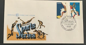 Australia FDC WCS 1974 Non Olympic Sports Series - Picture 1 of 4