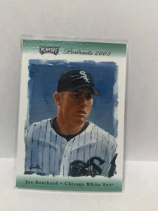 2003 Playoff Portraits All-Star Fanfest GREEN Parallel - Rare JOE BORCHARD - Picture 1 of 2