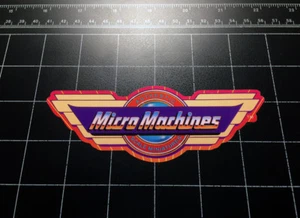 Micro Machines 1980s toy logo vinyl Decal / Sticker 80s toys Galoob car truck - Picture 1 of 1