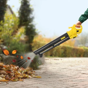 Leaf Blower Mulcher Vacuum Yard Tool Outdoor Leaves Collection Corded Electric - Picture 1 of 18