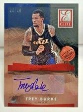 Trey Burke 2015-16 Donruss Elite Signatures Autograph Auto #'d 44/49 - JAZZ/MAVS