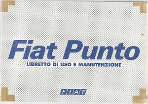 italienische Betriebsanleitung FIAT PUNTO libretto di uso e manutenzione 2001 - Picture 1 of 1