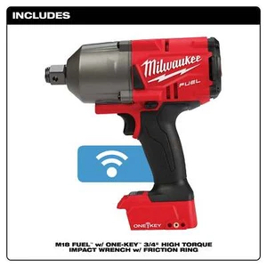 Milwaukee M18 FUEL Cordless High Torque Impact Wrench with ONE-KEY and Friction - Picture 1 of 11