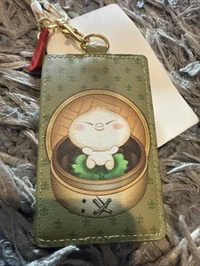 Loungefly x Pixar Shorts Bao Bambus Dampfgarer Korb Schlüsselband mit Kartenhalter - Bild 1 von 3