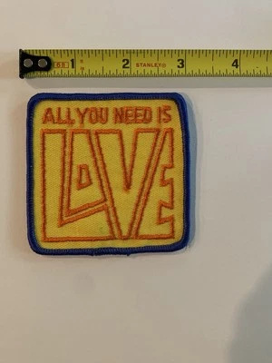 Vintage 60's Style Hippie Iron on patch Set- NEW! - Image 1 of 4