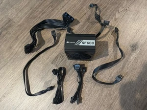 Corsair SF600 Power Supply 600W Fully Modular 80+ Gold Certified - Photo 1/3