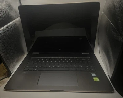 Hp 15-BL012dxIntel Core i7-7500U,2.70GHz As-is 4k i7 NO Cracks Charcoal/Gold - Image 1 of 4