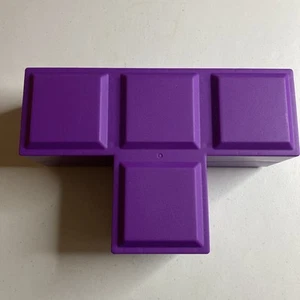 Tetris Tumble XL Spiel Ersatz Oversized Tetrimino Stück Blöcke Lila T - Bild 1 von 8