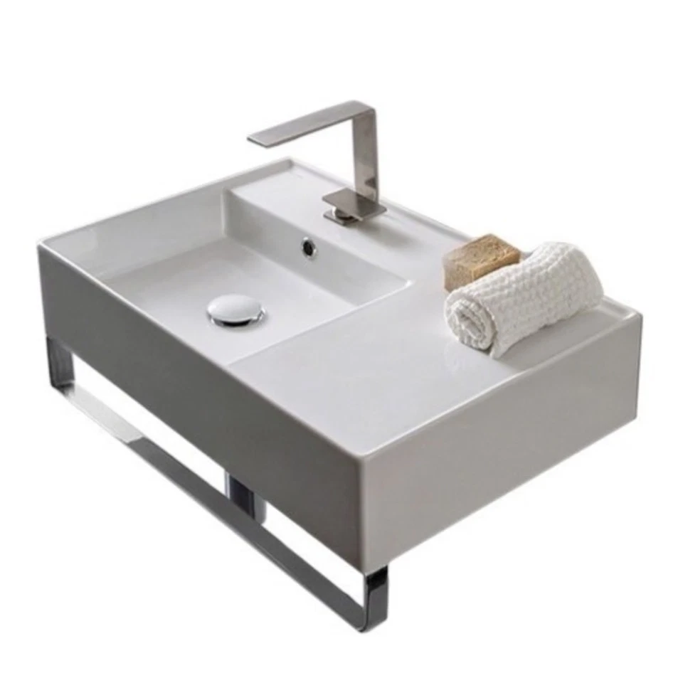 Nameeks Scarabeo 5114-TB-One Hole Scarabeo Teorema 2.0 24" - Blanco Foto 1 de 1