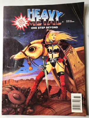 Heavy Metal One Step Beyond Magazine Vol 10 #1 1996 7.5 Very Fine- - Image 1 of 4