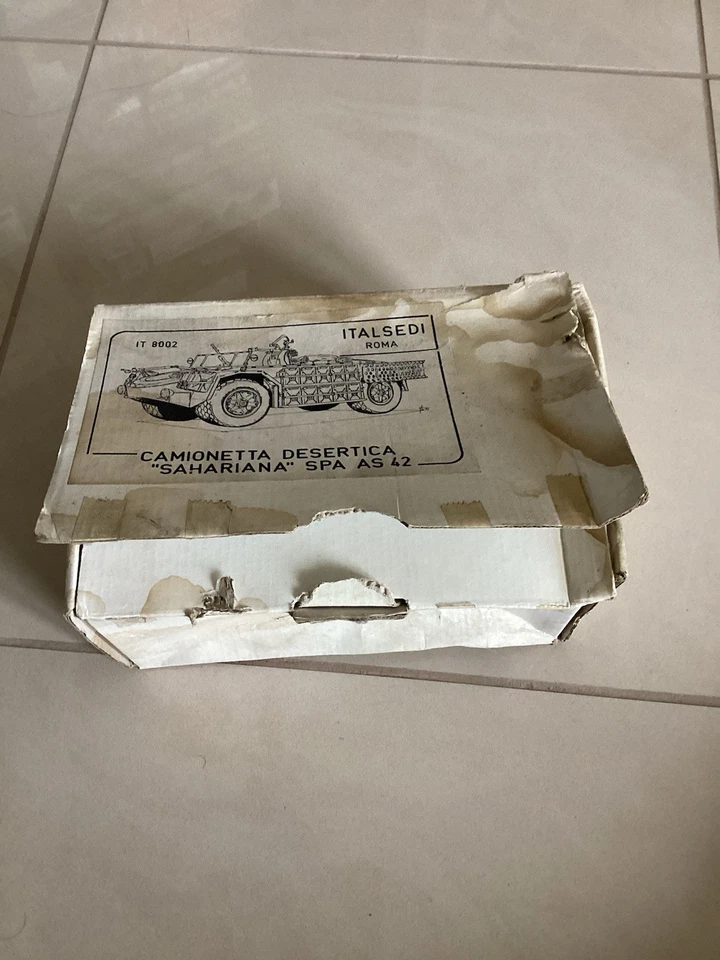 ITALSEDI ROMA-Camionetta Desertica “Sahariana” SPA AS 42 -1:35 -IT 8002 Resina - Immagine 1 di 4