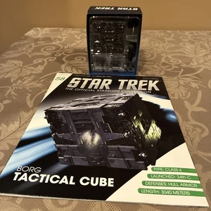 Star Trek Borg Tactical Cube Raumschiff Modell #58 Eaglemoss Star Trek mit Magazin - Bild 1 von 9