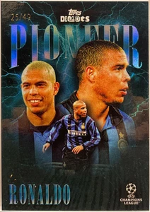 Ronaldo 25/49 Pioneer Blue Topps Decades 2024/25 - Picture 1 of 2