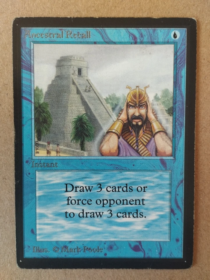 Ancestral Recall, MTG, International Edition - Bild 1 von 4