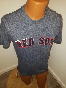(Mediana) Camiseta Para Hombres Nike Boston Red Sox Manga Corta Azul Gráfico Logo Camiseta MLB - Imagen 1 de 5
