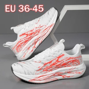 Modische fluoreszierende Muster Sportschuhe Laufschuhe leichte Turnschuhe - Bild 1 von 37