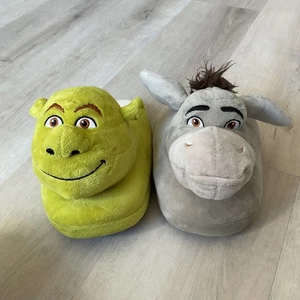 Dreamworks Shrek and Donkey Slippers Size 7/8  - Picture 1 of 5
