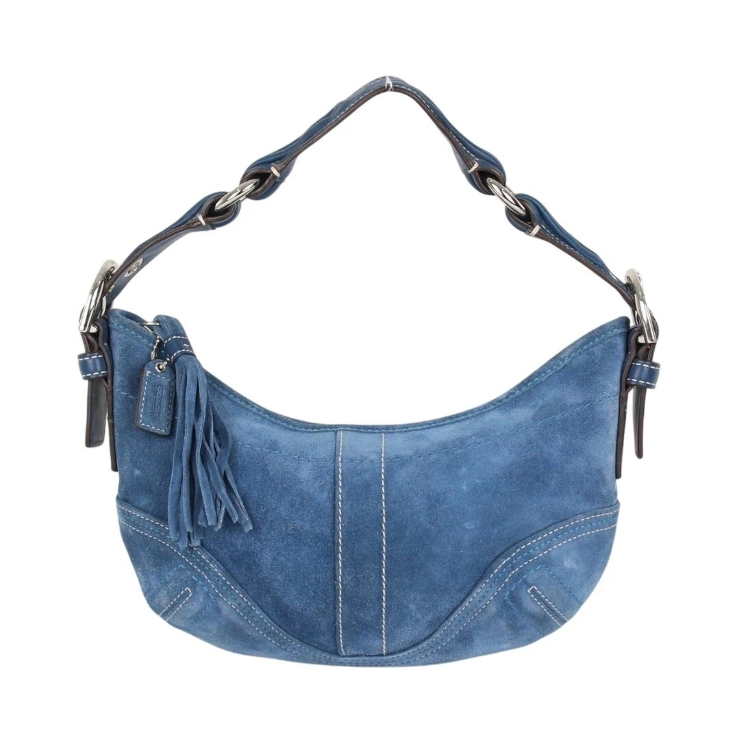 Coach Blue Shoulder Bags for Women for sale | eBay