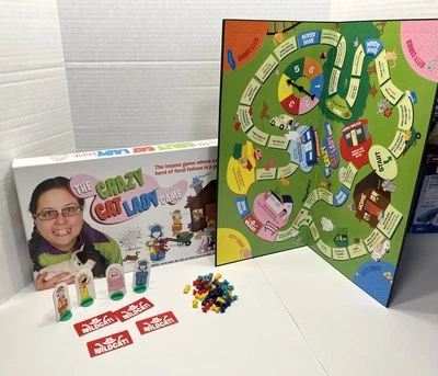 The Crazy Cat Lady Game -Board Game 2-4 Players 8+ 2008 Edition Complete - Image 1 of 4