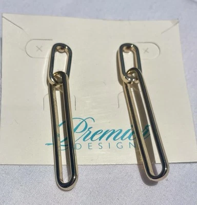 Premier Designs Gold Earrings - Image 1 of 3