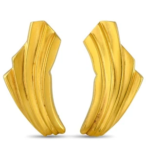 Ilias Lalaounis 18K Yellow Gold Clip-On Earrings IL36-050825 - Picture 1 of 3