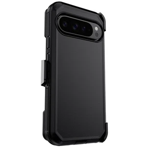 Black For Google Pixel 10/10 Pro/10 Pro XL Case Hard Shockproof Cover Belt Clip - Picture 1 of 30