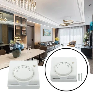 Thermostat L83 x H83 x T31 mm 220 V AC ABS für Hotel Restaurant mechanisch - Bild 1 von 12