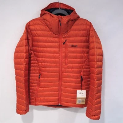 NEW RAB Microlight Alpine Down Jacket Hooded Men's Medium $295 - Image 1 of 4