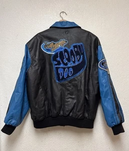 Vintage 1998 Scooby Doo Cartoon Network Leather Jacket Rare 90s Usa TV  Sz XL - Picture 1 of 13
