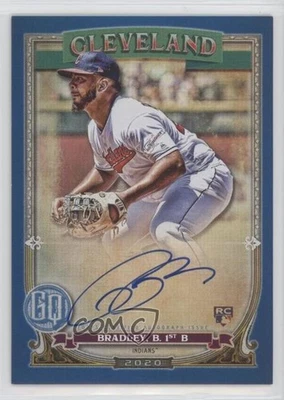2020 Topps Gypsy Queen Indigo /150 Bobby Bradley #GQA-BB Rookie Auto RC - Image 1 of 2