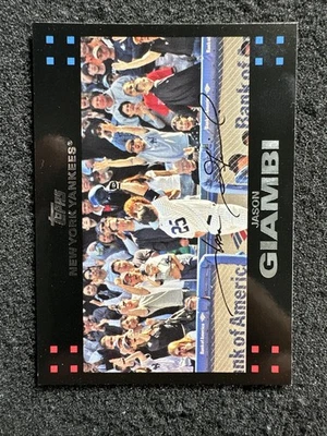 JASON GIAMBI #120 2007 Topps Baseball QTY New York Yankees - Image 1 of 2