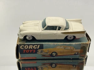 CORGI TOYS 211M STUDEBAKER GOLDEN HAWK - FRICTION -WHITE 1:43- GOOD IN BOX - 83 - Picture 1 of 9