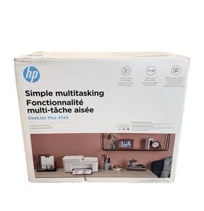 HP DeskJet Plus 4140 Multi Function All in One Printer New in Box SEALED NIB - Picture 1 of 9