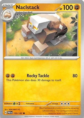 Naclstack 103/182 SV04 Paradox Rift Pokemon 008095 - Image 1 of 2