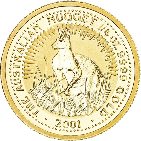 [#1069415] Coin, Australia, Elizabeth II, Australian Nugget, 25 Dollars, 2001, P Cover