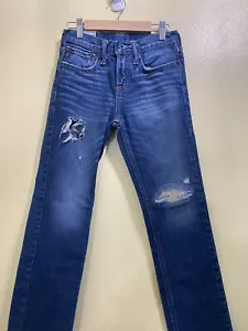 Abercrombie & Fitch Kids Skinny Jeans Girls Youth 10 Distressed a&f skinny(L3) - Picture 1 of 14