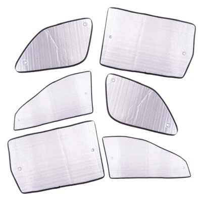 6x Parasol privacidad ventana lateral delantera trasera apto para Jeep Grand Cherokee 2011-20 Foto 1 de 4