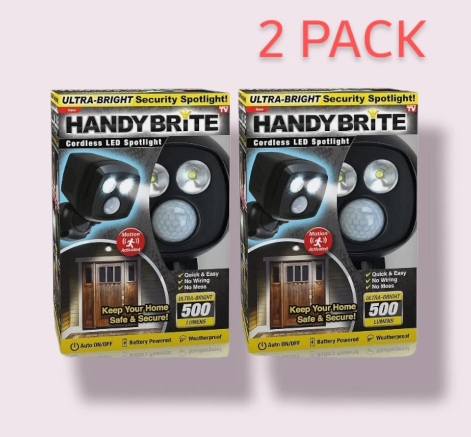 500 Lumens Multi-Location Cordless Motion-Activated Sensor LED Spotlight