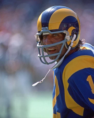 1977 Los Angeles Rams JOE NAMATH Glossy 8x10 Photo Football Print Poster Cover