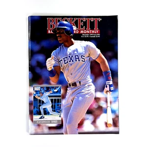 1992 December Beckett Baseball Card Issue #93 Volume 9 No 12 Juan Gonzalez - Picture 1 of 3