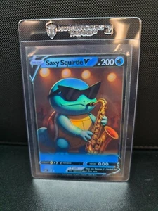 CUSTOMmade madeTOorder full art holo pokemon card PTL547 Saxy Squirtle - Picture 1 of 1